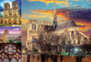 PUZZLE 1000PC NOTRE DAME COLLAGE