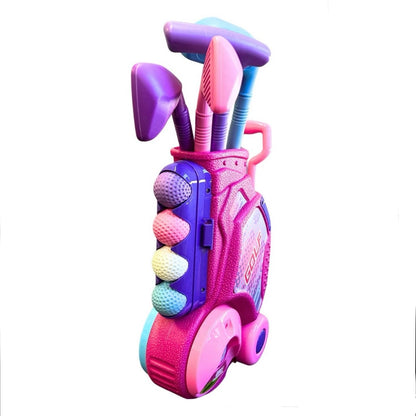 PINK GOLF TOURNAMENT SET W CADDY
