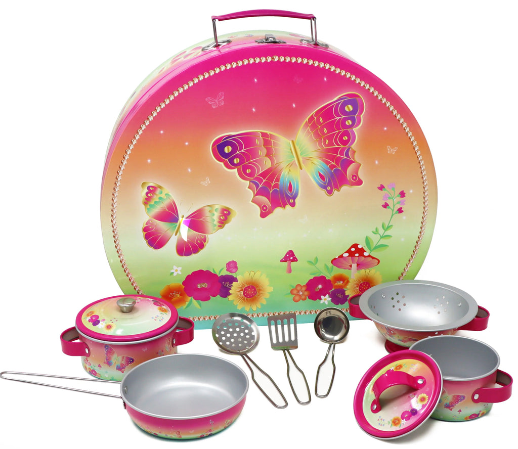 P/POP RAINBOW BUTTERFLY COOKING SET