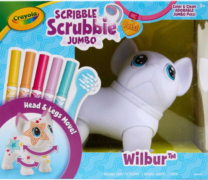 CRAYOLA SCRIBBLE SCRUBBIE JUMBO WILBUR