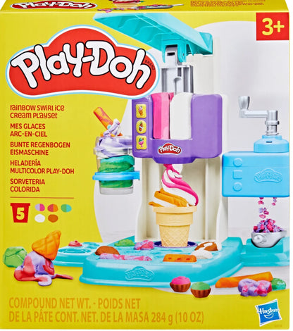 P/DOH RAINBOW SWIRL ICE CREAM PLAYSET