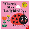 BOOK WHERE'S MRS LADYBIRD FELT FLAPS