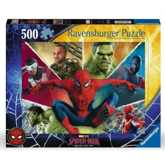 PUZZLE 500PC SPIDERMAN BRAND NEW DAY