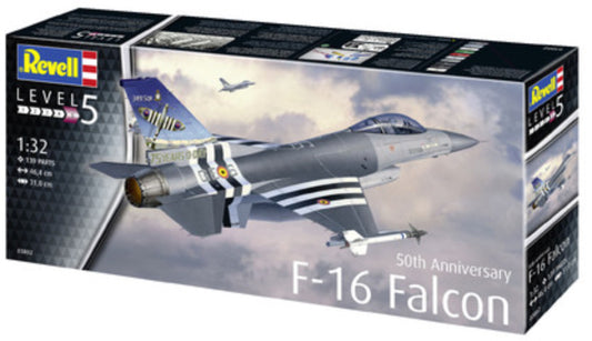 REVELL 1:32 F-16 FALCON 50TH ANNIVERSARY