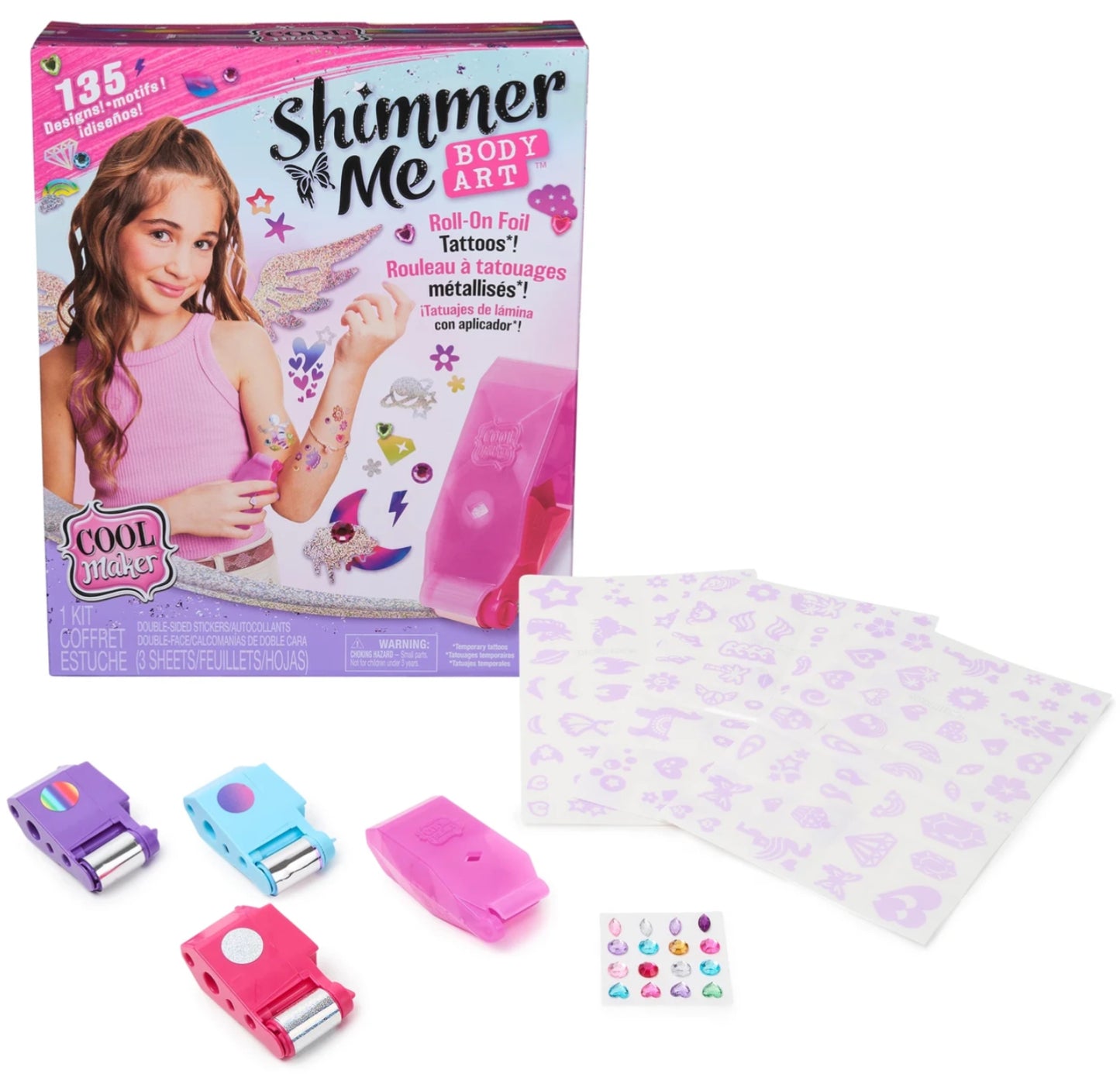 COOL MAKER SHIMMER ME BODY ART REFRESH