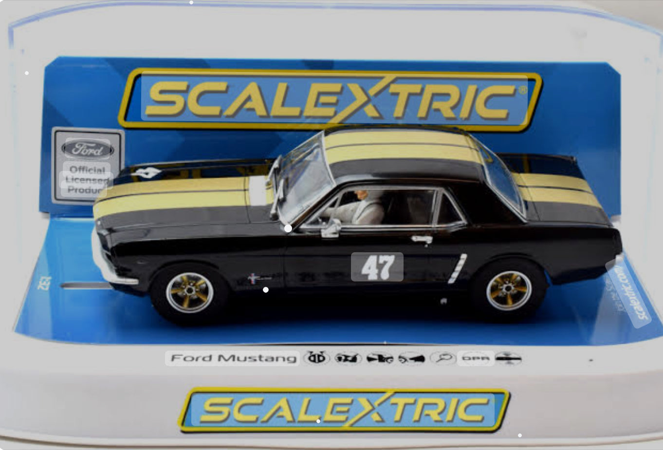 Scalex Ford Mustang Black And Gold