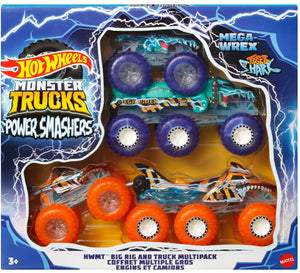 H/W MONSTER TRUCKS BIG RIG MULITPACK