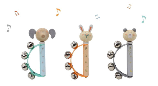 WOODEN HANDBELL ANIMAL CALM & BREEZY