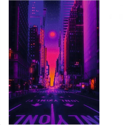 PUZZLE 1000PC NEW YORK IN NEON