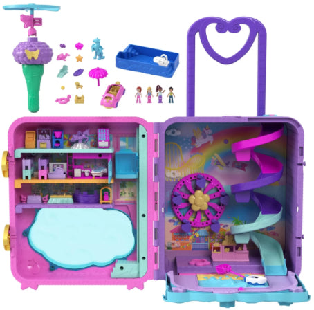 POLLY POCKET RESORT ROLL AWAY PLAYSET