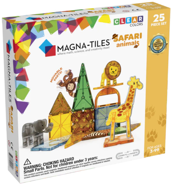 MAGNA TILES SAFARI ANIMALS 25 PC