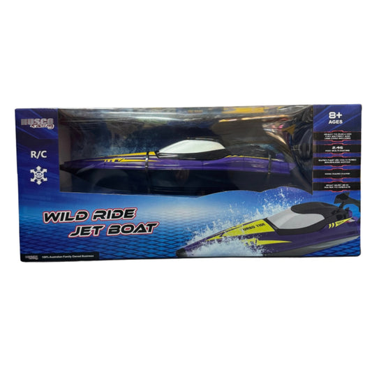 R/C RUSCO WILD RIDE TURBO JET BOAT W LIG