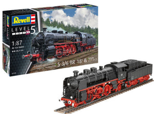 REVELL 1:87 EXPRESS LOCOMOTIVE BR18 & T