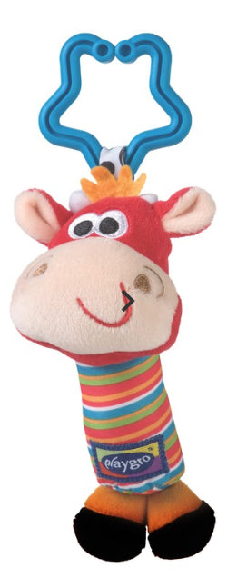 PLAYGRO FARMYARD FRIENDS CLIP & GO COW