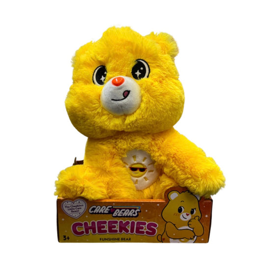 CARE BEARS CHEEKIES 9 INCH FUNSHINE BEAR