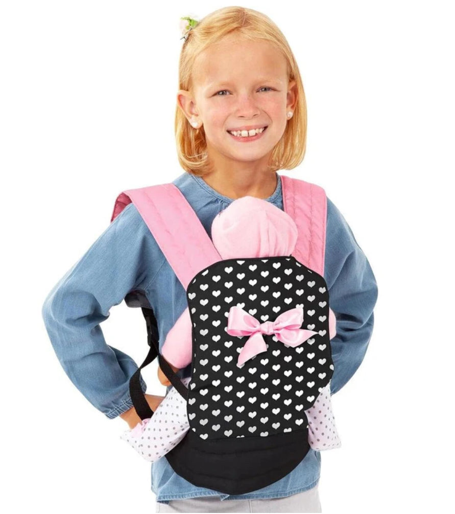 BAYER DOLL CARRIER PINK & BLACK