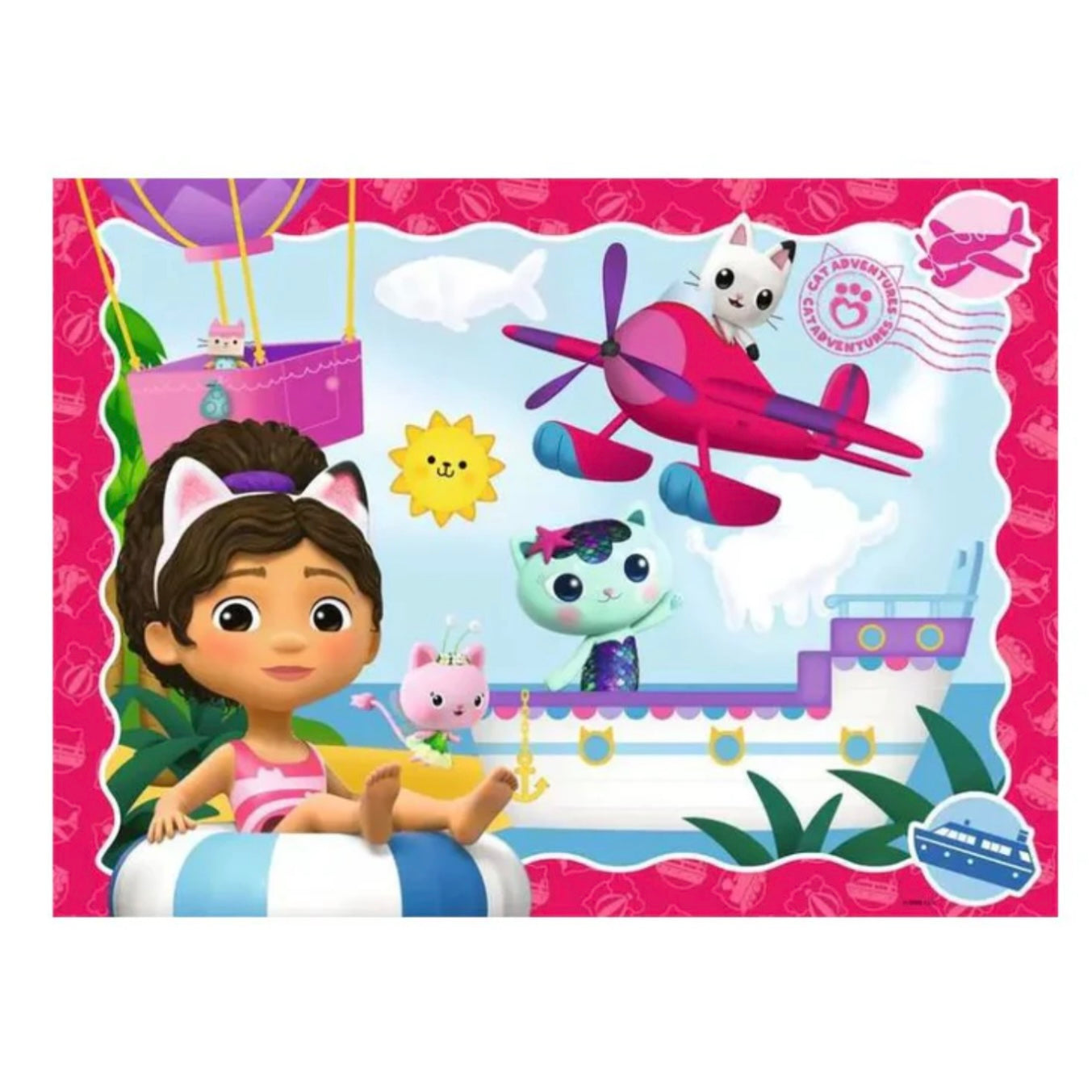 PUZZLE 100PC GABBY'S DOLLHOUSE CAT ADVEN
