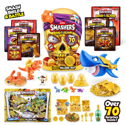 SMASHERS DINO ISLAND GOLD TREASURE HUNT