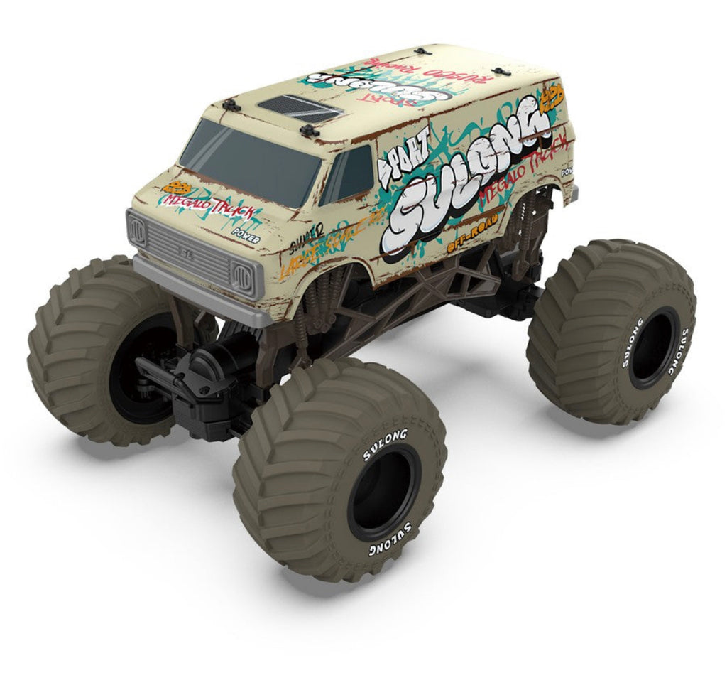 R/C RUSCO PURPLE/GREY BIG FOOT OFF ROAD