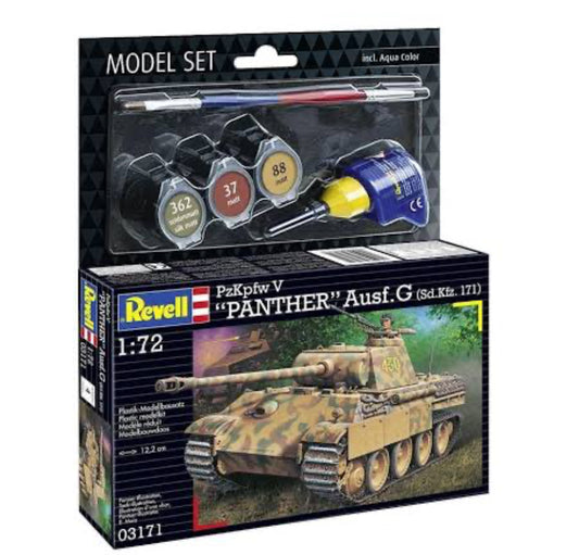 REVELL 1:72 MODEL SET PANTHER AUSF.G