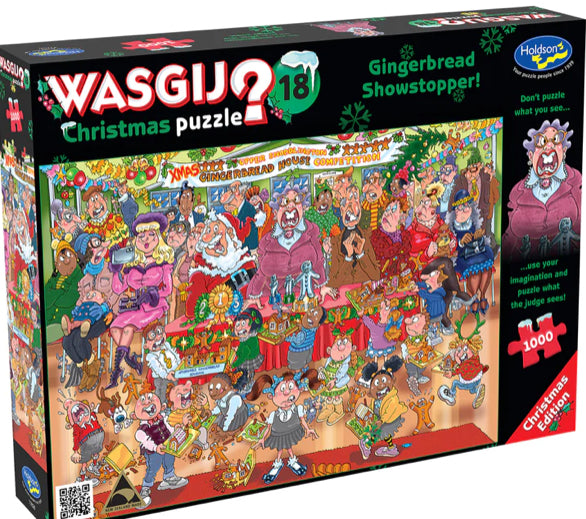 PUZZLE 1000PC WASGIJ 18 XMAS GINGERBREAD