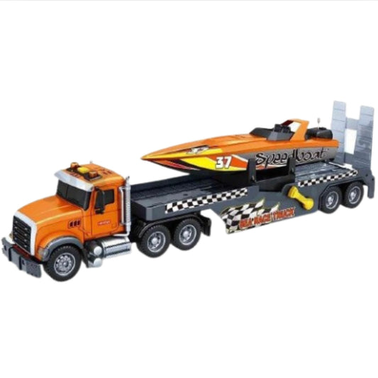 SEA RACE TRUCK WITH WIND UP BOAT