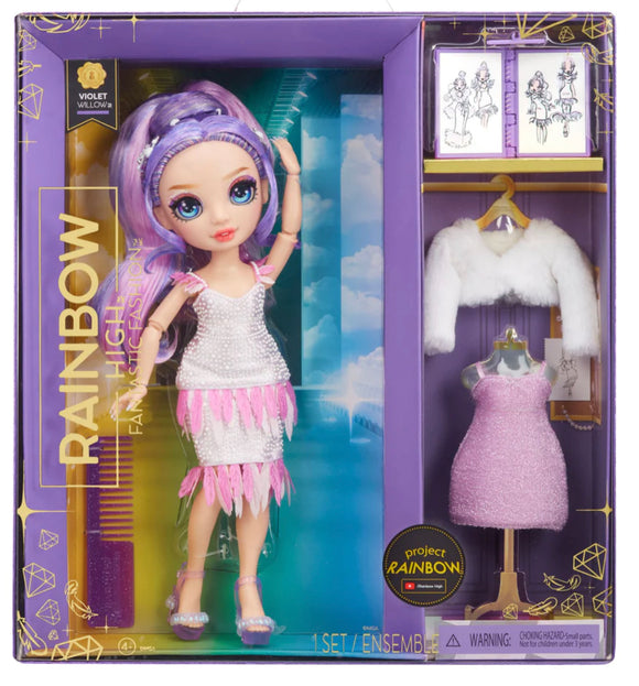 RAINBOW HIGH PR THEME DOLL VIOLET