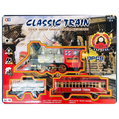 Train Set Classic B/O 13Pc Set W Smoke