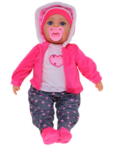 BABY DOLL ZOE PINK W DUMMY