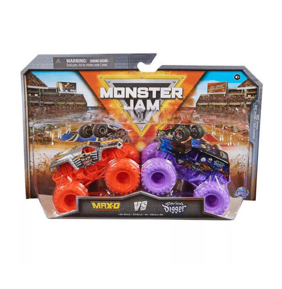 MONSTER JAM 1:64 2 PK VEHICLE AST