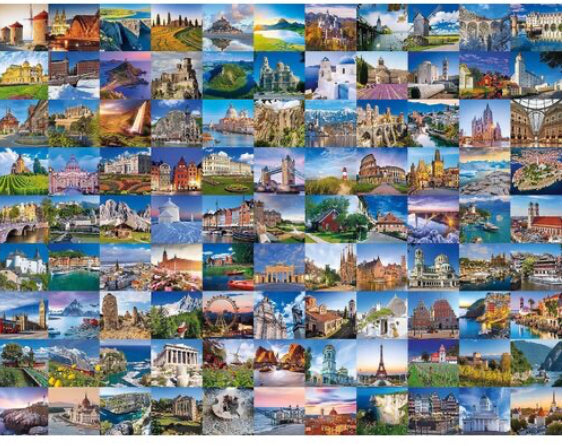 PUZZLE 2000PC 99 PLACES IN EUROPE