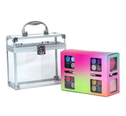 MYA COSMETICS TRANSPARENT MAKEUP CASE