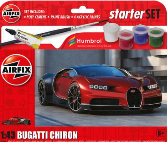 AIRFIX 1:43 STARTER SET BUGATTI CHIRON