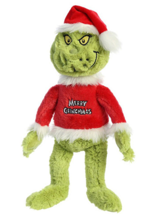 Plush Dr Seuss Grinch Merry Christmas