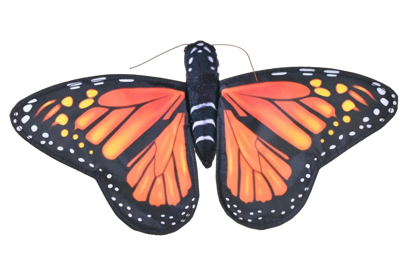 WILD PLUSH BUTTERFLY MONARCH