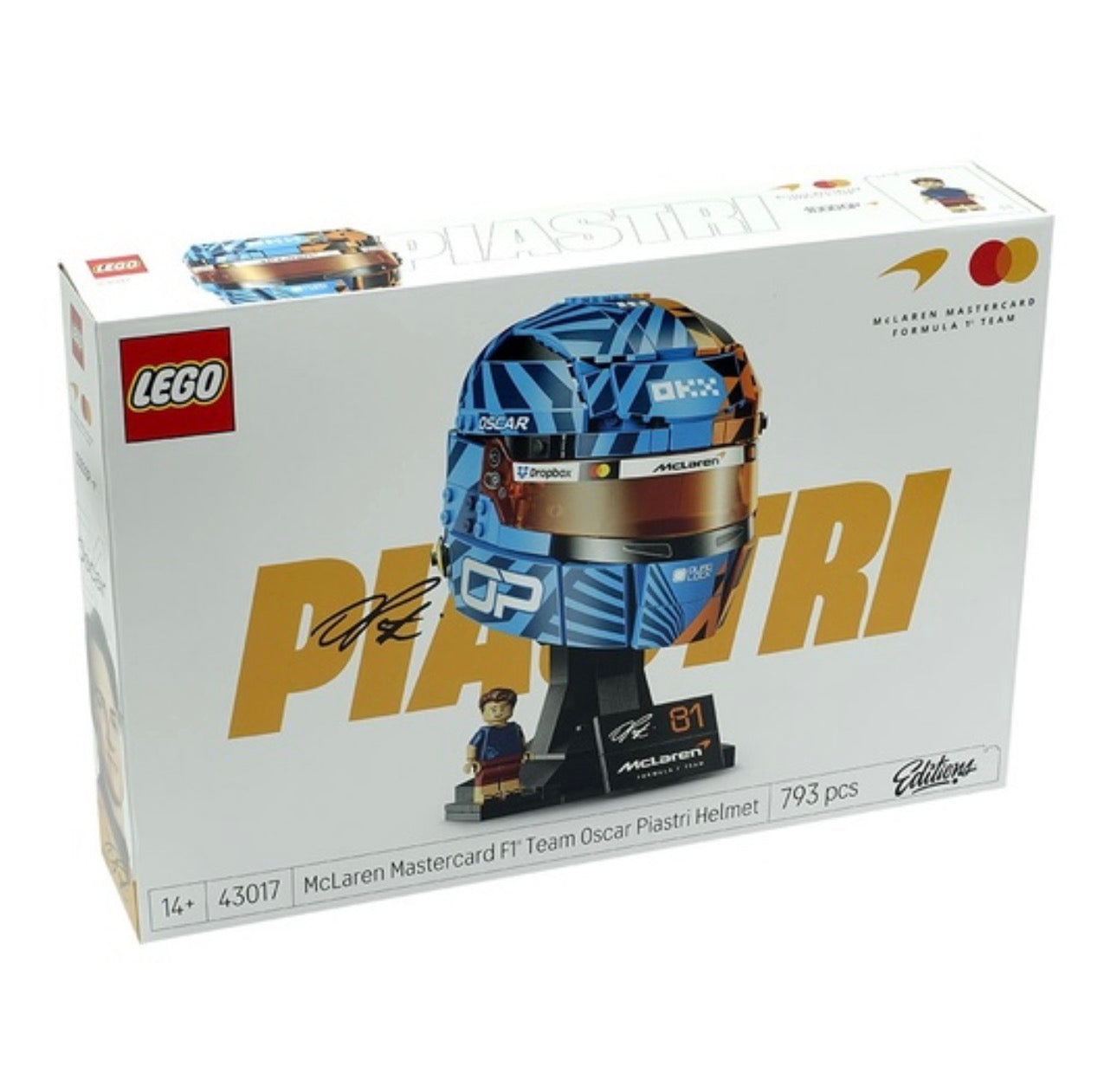 LEGO 43017 F1 MCCLAREN OSCAR PIASTRI