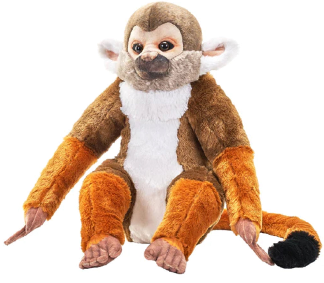 Wild Artist Plush Squirrel Monkey