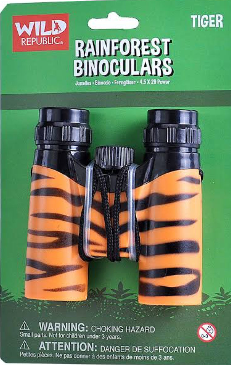 BINOCULARS ANIMAL PRINT TIGER