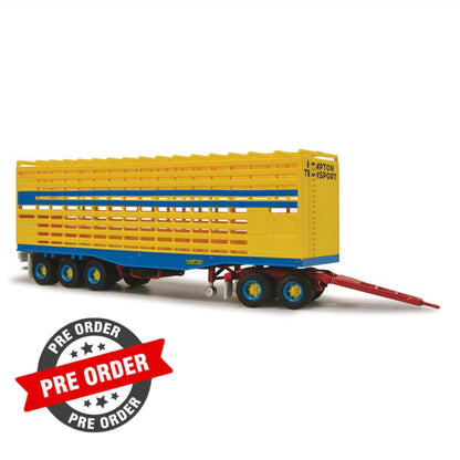 1:64 HIGHWAY LIVESTOCK TRAILER HAMPTON
