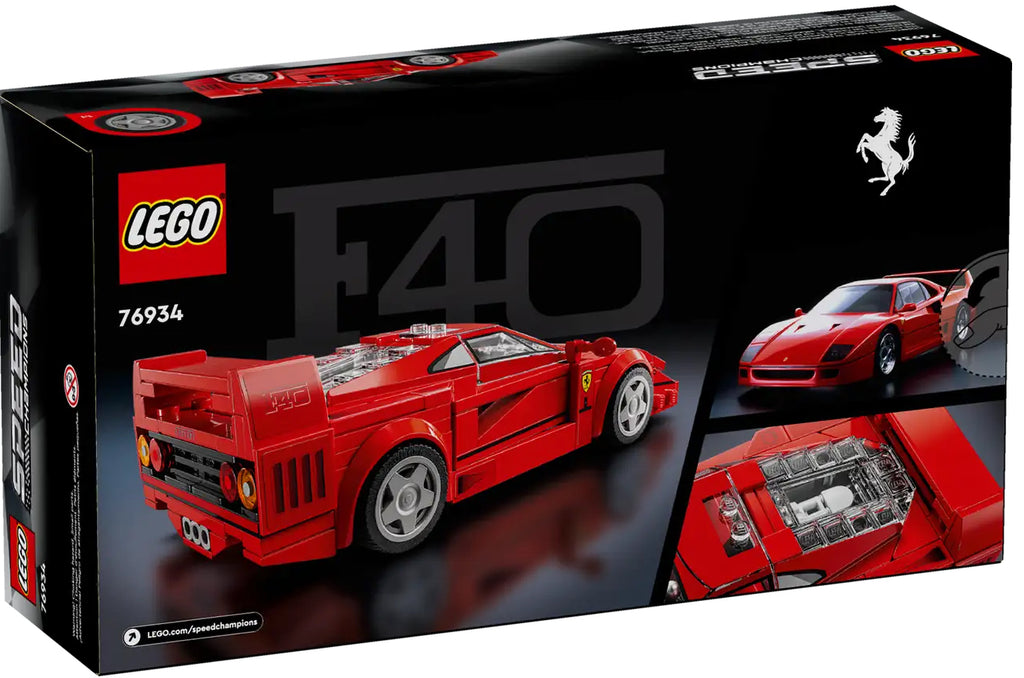 LEGO 76934 SPEED FERRARI F40 SUPERCAR