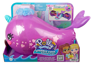 POLLY POCKET SPARKLE COVE NARWHAL BOAT