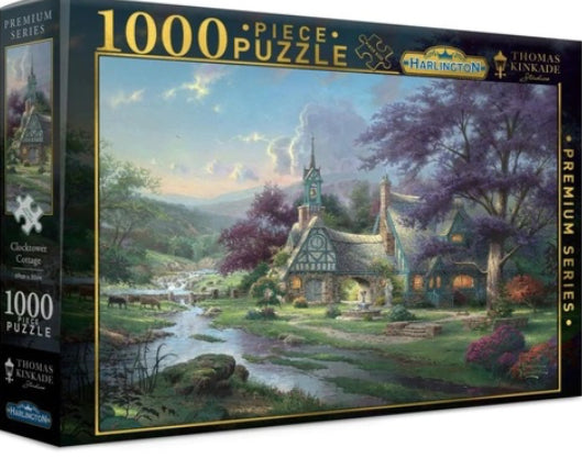 PUZZLE 1000PC CLOCKTOWER COTTAGE