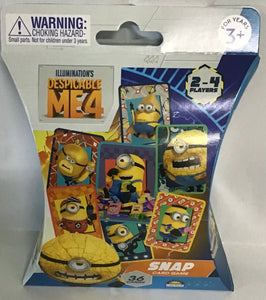 CARD GAME SNAP DESPICABLE ME 4