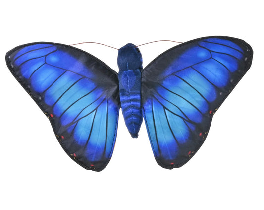 WILD PLUSH BUTTERFLY BLUE MORPHO