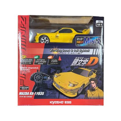 R/C 1:28 MAZDA SAVANNA RX-7  FC3S YELLOW