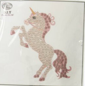 CRYSTAL ART 9X9 MOTIF FAIRYTALE UNICORN