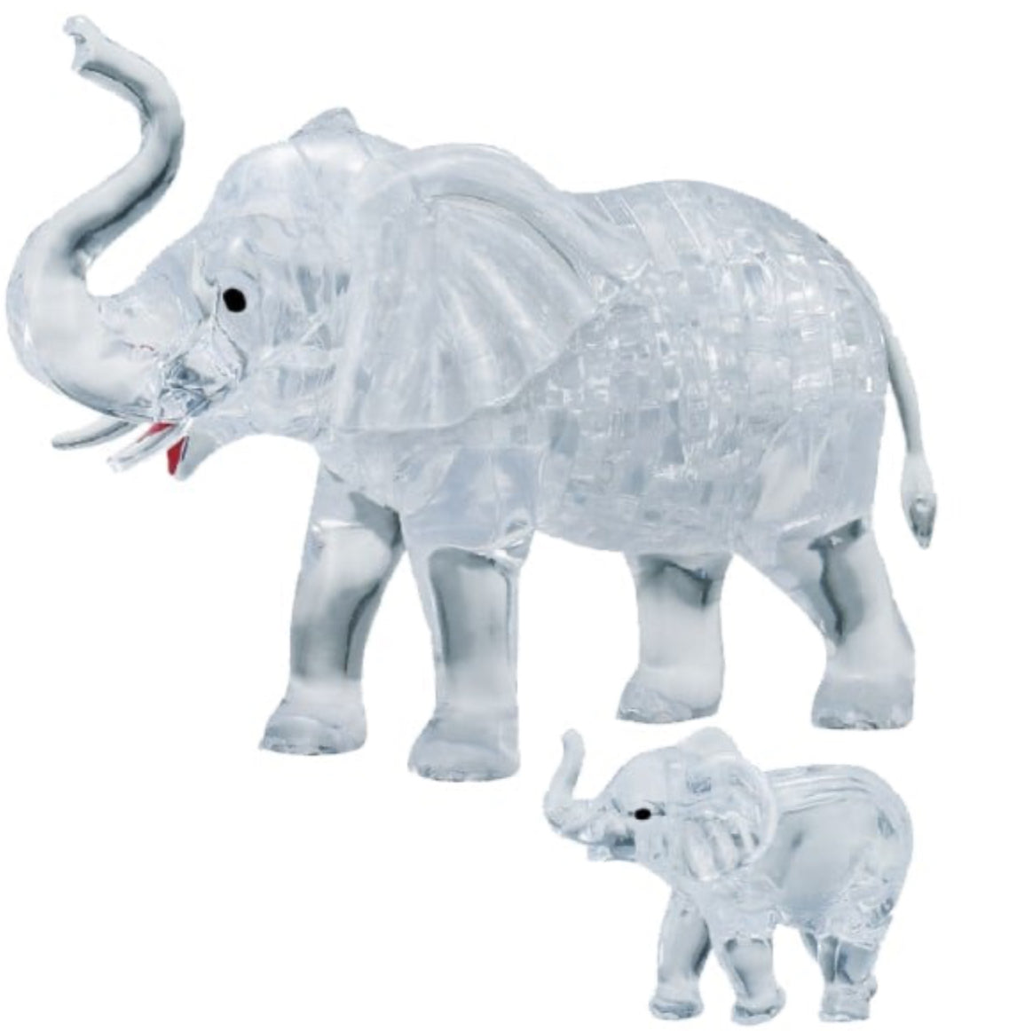 PUZZLE 3D CRYSTAL ELEPHANT & BABY
