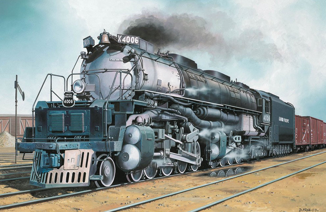 REVELL 1:87 MODEL SET BIG BOY LOCOMOTIVE