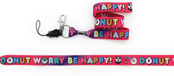 LANYARDS DONUT WORRY BE HAPPY