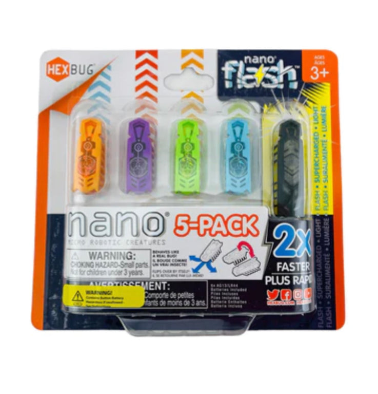 HEX BUG FLASH NANO 5 PK